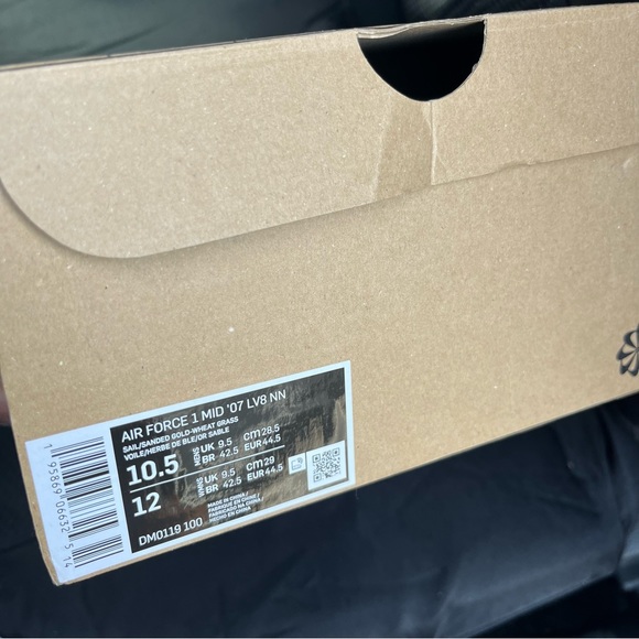 Nike Air Force 1 Mid '07 LV8 Next Nature Sun Club -White Shark's Fin' DM0119-100 - Picture 9 of 11